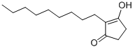 3-HYDROXY-2-NONYLCYCLOPENT-2-ENONE Structural