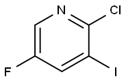 2-CHLORO-5-FLUORO-3-IODOPYRIDINE Structural