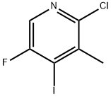 2-CHLORO-5-FLUORO-4-IODO-3-PICOLINE Structural