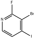 3-BROMO-2-FLUORO-4-IODOPYRIDINE Structural