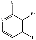 3-BROMO-2-CHLORO-4-IODOPYRIDINE Structural