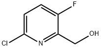 6-Chloro-3-fluoro-2-(hydroxymethyl)pyridine Structural