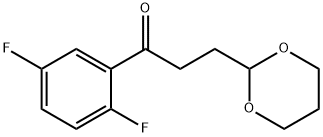 2',5'-DIFLUORO-3-(1,3-DIOXAN-2-YL)-PROPIOPHENONE