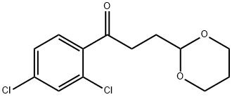 2',4'-DICHLORO-3-(1,3-DIOXAN-2-YL)-PROPIOPHENONE Structural