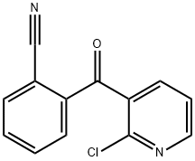 2-CHLORO-3-(2-CYANOBENZOYL)PYRIDINE Structural