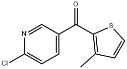 2-CHLORO-5-(3-METHYL-2-THENOYL)PYRIDINE Structural