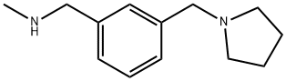 1-{3-[(METHYLAMINO)METHYL]BENZYL}PYRROLIDINE 90+%N-METHYL-3-(PYRROLIDIN-1-YLMETHYL)BENZYLAMINE Structural