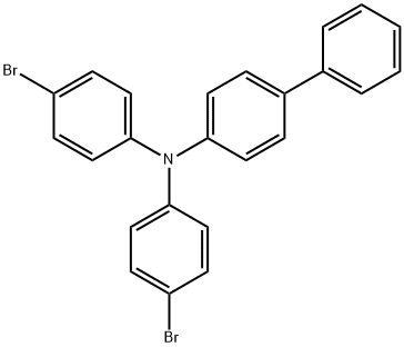 4,4'-DIBROMO-4''-PHENYLTRIPHENYLAMINE Structural