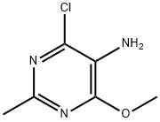 4-chloro-6-methoxy-2-methylpyrimidin-5-amine Structural