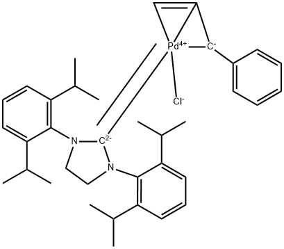 CHLORO[(1,2,3-Η)-3-PHENYL-2-PROPENYL][1,3-BIS(2,6-DI-I-PROPYLPHENYL)-4,5-DIHYDROIMIDAZOL-2-YLIDENE]PALLADIUM(II) Structural