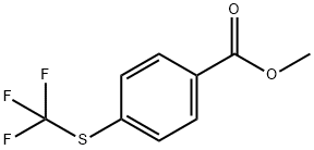 METHYL 4-TRIFLUOROMETHYLTHIO BENZOATE Structural