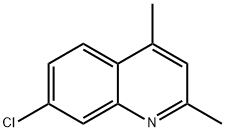 7-CHLORO-2,4-DIMETHYLQUINOLINE Structural