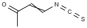 Isothiocyanic acid, 3-oxo-1-butenyl ester (7CI) Structural