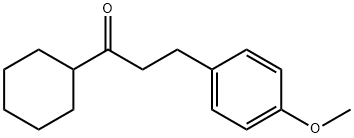 CYCLOHEXYL 2-(4-METHOXYPHENYL)ETHYL KETONE Structural