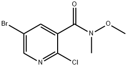 5-Bromo-2-chloro-N-methoxy-N-methylpyridine-3-carboxamide