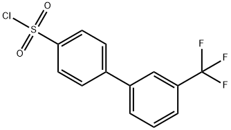 3'-(TRIFLUOROMETHYL)[1,1'-BIPHENYL]-4-SULFONYL CHLORIDE Structural