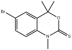 6-BROMO-1,4,4-TRIMETHYL-1H-BENZO[D][1,3]OXAZINE-2(4H)-THIONE