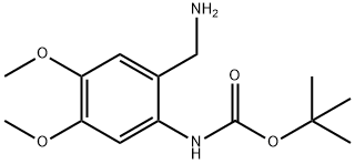 Tert-butyl 2-(aminomethyl)-4,5-dimethoxyphenylcarbamate