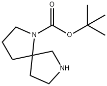 Tert-butyl 1,7-diazaspiro[4,4]nonane-1-carboxylate Structural