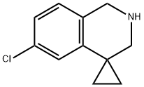 6'-CHLORO-2',3'-DIHYDRO-1'H-SPIRO[CYCLOPROPANE-1,4'-ISOQUINOLINE] Structural