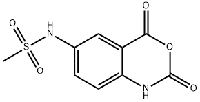 5-METHANESULFONAMIDO-ISATOIC ANHYDRIDE Structural