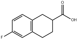 6-FLUORO-1,2,3,4-TETRAHYDRO-NAPHTHALENE-2-CARBOXYLIC ACID Structural