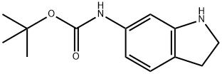 Tert-butyl indolin-6-yl-carbamate Structural