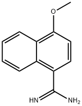 4-METHOXY-NAPHTHALENE-1-CARBOXAMIDINE Structural