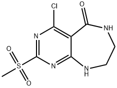 4-CHLORO-2-(METHYLSULFONYL)-6,7,8,9-TETRAHYDRO-5H-PYRIMIDO[4,5-E][1,4]DIAZEPIN-5-ONE