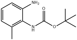 (2-AMINO-6-METHYL-PHENYL)-CARBAMIC ACID TERT-BUTYL ESTER Structural