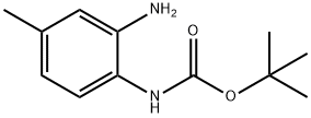 (2-AMINO-4-METHYL-PHENYL)-CARBAMIC ACID TERT-BUTYL ESTER Structural