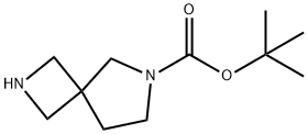 Tert-butyl 2,6-diazaspiro[3.4]octane-6-carboxylate Structural