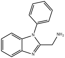 2-AMINOMETHYL-1-PHENYL-1H-BENZOIMIDAZOLE Structural