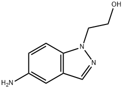 2-(5-Amino-1H-indazol-1-yl)ethanol Structural