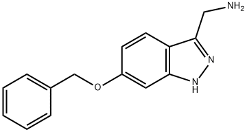 C-(6-BENZYLOXY-1H-INDAZOL-3-YL)-METHYLAMINE