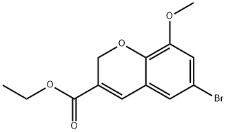 6-BROMO-8-METHOXY-2H-CHROMENE-3-CARBOXYLIC ACID ETHYL ESTER