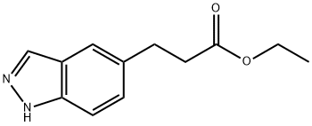Ethyl 3-(1H-indazol-5-yl)propanoate Structural