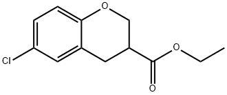 6-CHLORO-CHROMAN-3-CARBOXYLIC ACID ETHYL ESTER