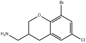 (8-BROMO-6-CHLORO-CHROMAN-3-YL)-METHYLAMINE