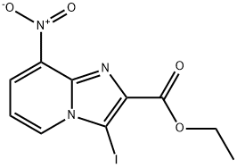 3-IODO-8-NITRO-IMIDAZO[1,2-A]PYRIDINE-2-CARBOXYLIC ACID ETHYL ESTER