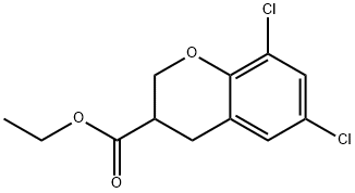 6,8-DICHLORO-CHROMAN-3-CARBOXYLIC ACID ETHYL ESTER