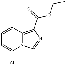 5-CHLORO-IMIDAZO[1,5-A]PYRIDINE-1-CARBOXYLIC ACID ETHYL ESTER Structural