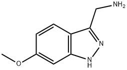 6-METHOXY-1H-INDAZOL-3-YL-METHYLAMINE Structural