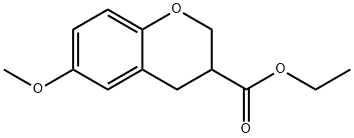 6-METHOXY-CHROMAN-3-CARBOXYLIC ACID ETHYL ESTER