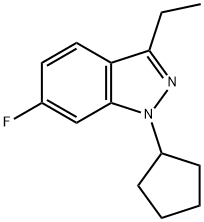 1-CYCLOPENTYL-3-ETHYL-6-FLUORO-1H-INDAZOLE