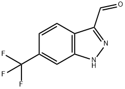 6-TRIFLUOROMETHYL-1H-INDAZOLE-3-CARBALDEHYDE Structural