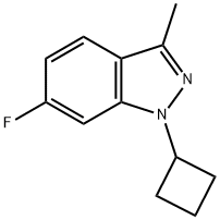 1-CYCLOBUTYL-6-FLUORO-3-METHYL-1H-INDAZOLE