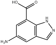 5-AMINO-1H-INDAZOLE-7-CARBOXYLIC ACID Structural