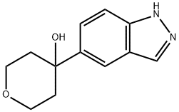 4-(1H-INDAZOL-5-YL)-TETRAHYDRO-PYRAN-4-OL