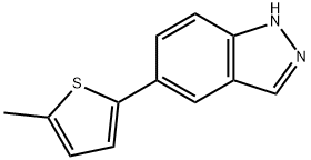 5-(5-METHYL-THIOPHEN-2-YL)-1H-INDAZOLE Structural